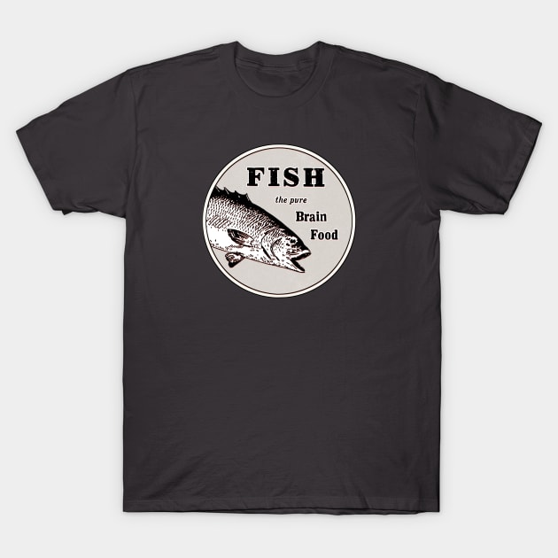 Fish - The Pure Brain Food T-Shirt by ranxerox79